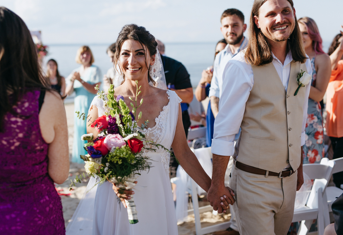 Connecticut Long Island Beach Wedding